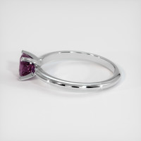 0.70 Ct. Bi Color Sapphire Ring, 14K White Gold 4