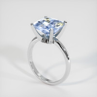 5.04 Ct. Sapphire Ring, 14K White Gold 2
