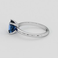 1.71 Ct. Blue Cobalt Spinel Ring, 14K White Gold 4