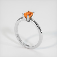 0.93 Ct. Gemstone Ring, 14K White Gold 2