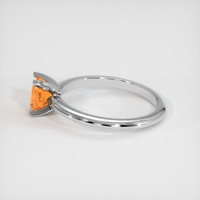 0.93 Ct. Gemstone Ring, 14K White Gold 4