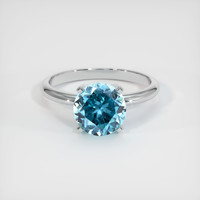 3.38 Ct. Gemstone Ring, 14K White Gold 1