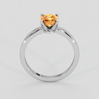 1.14 Ct. Pinkish Orange Spinel Ring, 14K White Gold 3