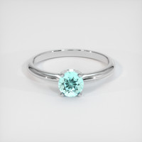 0.67 Ct. Gemstone Ring, 14K White Gold 1