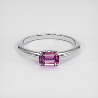 1.30 Ct. Gemstone Ring, 14K White Gold 1
