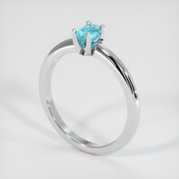 0.31 Ct. Gemstone Ring, 14K White Gold 2