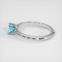 0.31 Ct. Gemstone Ring, 14K White Gold 4