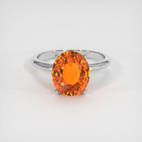 6.15 Ct. Gemstone Ring, 14K White Gold 1