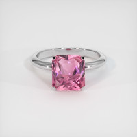 3.37 Ct. Sapphire Ring, 14K White Gold 1