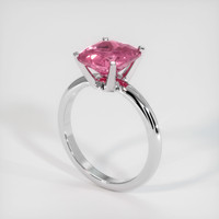 3.37 Ct. Sapphire Ring, 14K White Gold 2