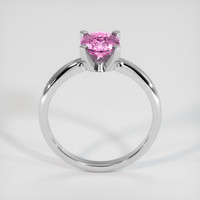 1.20 Ct. Pink Sapphire Ring, 14K White Gold 3