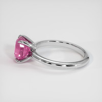 1.92 Ct. Pink Sapphire Ring, 14K White Gold 4