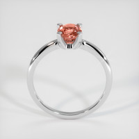1.17 Ct. Padparadscha Sapphire Ring, 14K White Gold 3