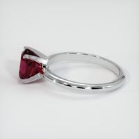 2.02 Ct. Ruby Ring, 14K White Gold 4