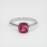 1.41 Ct. Ruby Ring, 14K White Gold 1