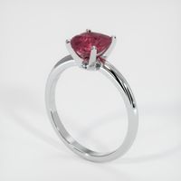 1.41 Ct. Ruby Ring, 14K White Gold 2