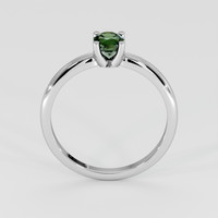 0.63 Ct. Green Sapphire Ring, 14K White Gold 3