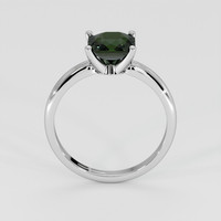 2.08 Ct. Green Sapphire Ring, 14K White Gold 3