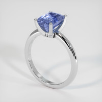 2.51 Ct. Sapphire Ring, 14K White Gold 2