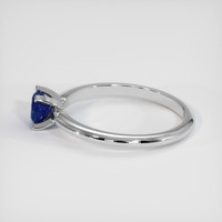 0.57 Ct. Sapphire Ring, 14K White Gold 4