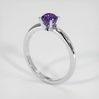 1.02 Ct. Sapphire Ring, 14K White Gold 2