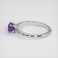 1.02 Ct. Sapphire Ring, 14K White Gold 4