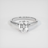 2.05 Ct. White Sapphire Ring, 14K White Gold 1
