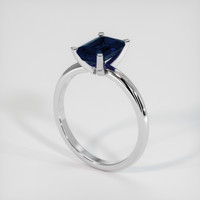 2.11 Ct. Sapphire Ring, 14K White Gold 2