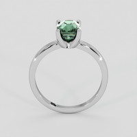 1.62 Ct. Green Sapphire Ring, 14K White Gold 3