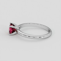 1.14 Ct. Padparadscha Sapphire Ring, 14K White Gold 4