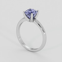 1.31 Ct. Violet Sapphire Ring, 14K White Gold 2