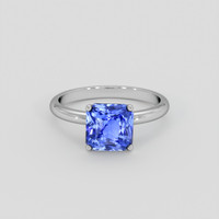 2.53 Ct. Blue Sapphire Ring, 14K White Gold 1