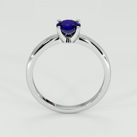 0.78 Ct. Blue Sapphire Ring, 14K White Gold 3