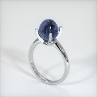6.84 Ct. Sapphire Ring, 14K White Gold 2
