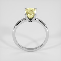 2.01 Ct. Yellow Sapphire Ring, 14K White Gold 3