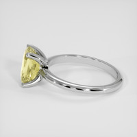 2.01 Ct. Yellow Sapphire Ring, 14K White Gold 4