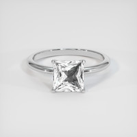 2.01 Ct. White Sapphire Ring, 14K White Gold 1