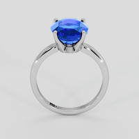 5.06 Ct. Blue Sapphire Ring, 14K White Gold 3