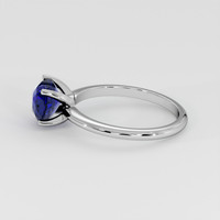 2.09 Ct. Blue Sapphire Ring, 14K White Gold 4