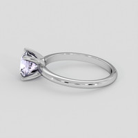 1.30 Ct. Purple Sapphire Ring, 14K White Gold 4
