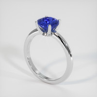 2.02 Ct. Sapphire Ring, 14K White Gold 2