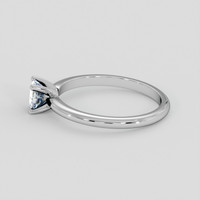 0.64 Ct. Bi Color Sapphire Ring, 14K White Gold 4