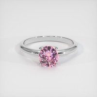 1.35 Ct. Sapphire Ring, 14K White Gold 1