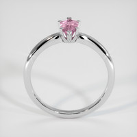 0.49 Ct. Pink Sapphire Ring, 14K White Gold 3