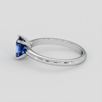 1.17 Ct. Blue Sapphire Ring, 14K White Gold 4