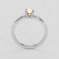 0.59 Ct. Padparadscha Sapphire Ring, 14K White Gold 3