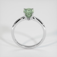 1.61 Ct. Green Sapphire Ring, 14K White Gold 3