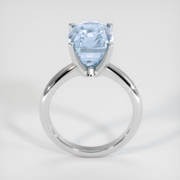 9.06 Ct. Bi Color Sapphire Ring, 14K White Gold 3