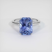 5.12 Ct. Blue Sapphire Ring, 14K White Gold 1