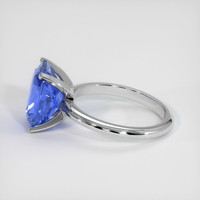 5.12 Ct. Blue Sapphire Ring, 14K White Gold 4